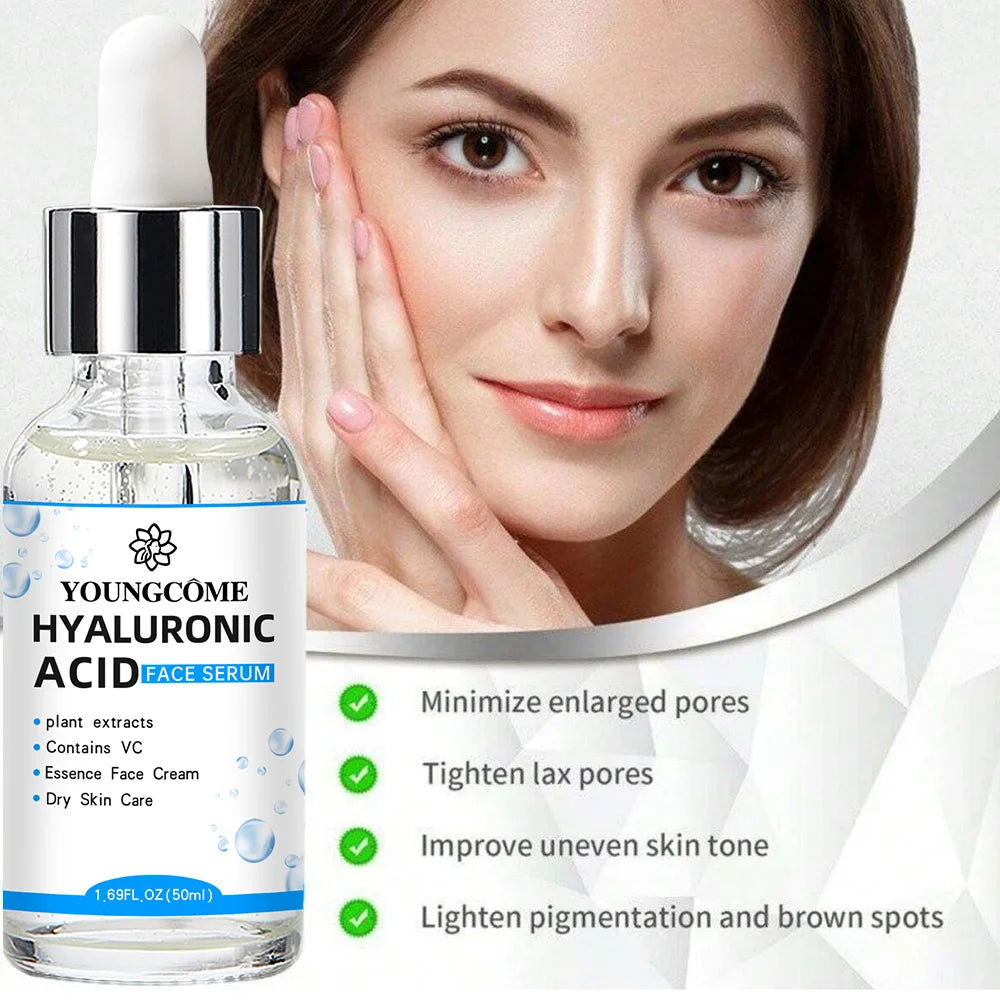 Essence faciale coréenne à l'acide hyaluronique : hydratation profonde et soin - Women's Glam Universe